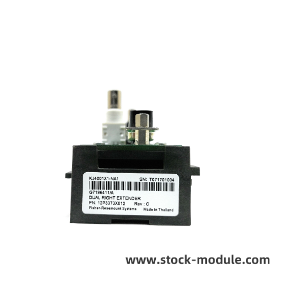 emerson_kj4001x1-na1_rev_c.png Emerson KJ4001X1-NA1 REV:C - Dual Right Cable Extender for DeltaV Systems