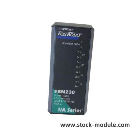 foxboro_fbm230_p0926gu_2.jpg FOXBORO FBM230 P0926GU - High-Performance Industrial Module