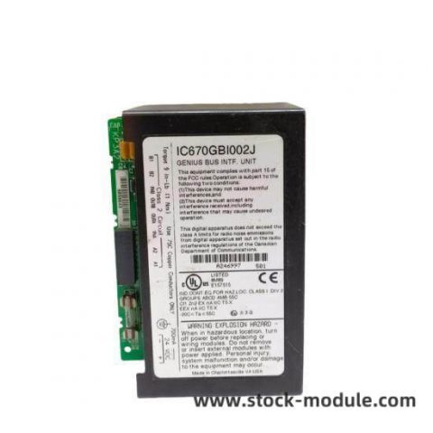 GE Industrial PLC - IC670GBI002, High-Performance Control Module