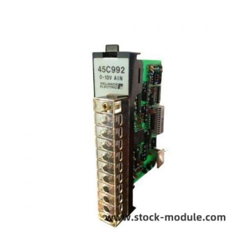 RELIANCE Industrial Grade Programmable Logic Controller - 45C992, 220V AC, Precision Control Module