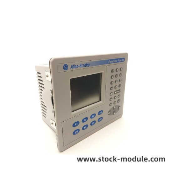 GE Fanuc PanelView Plus 400 Color Keypad/Touch - 2711P-B4C20D, Compact HMI for Industrial Control