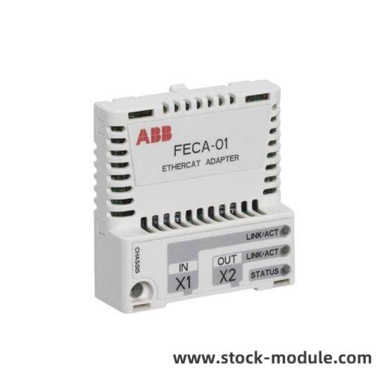 abb_feca-01_ethercat_adapter.jpg ABB FECA-01: Industrial-grade EtherCAT Adapter for Enhanced Automation Solutions
