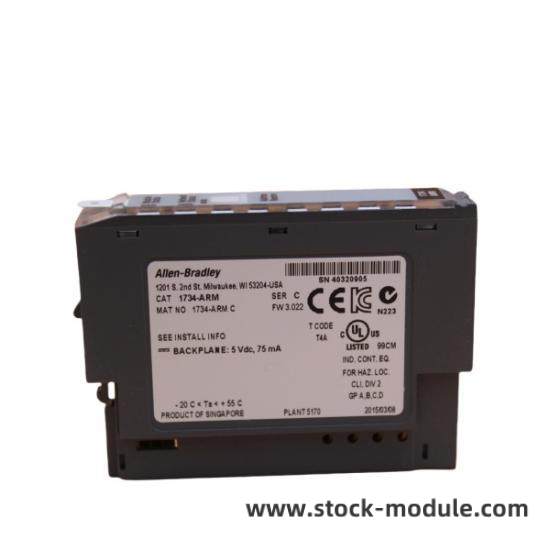 1734-arm_1734arm_1.jpg Allen-Bradley 1734-ARM: Advanced Remote I/O Module