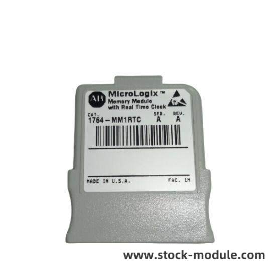 1764-mm1rtc_1764mm1rtc.jpg Rockwell Automation 1764-MM1RTC - Remote I/O Module for Efficient Factory Automation