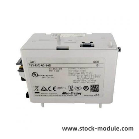 Schneider 193-EIO-63-24D I/O Overload Control Module Relay