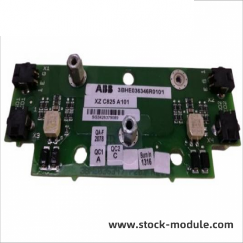 ABB 3BHE036346R0101 XZ C825 A101 Card - Advanced Process Control Module