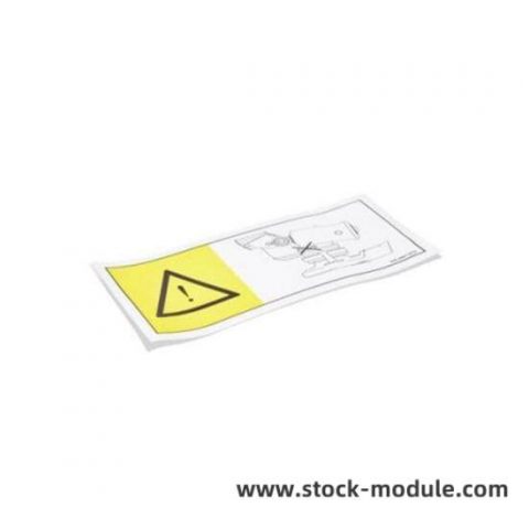 ABB 3HAC020611-001 Robotic Parts Warning Label, Precision Automation Solutions