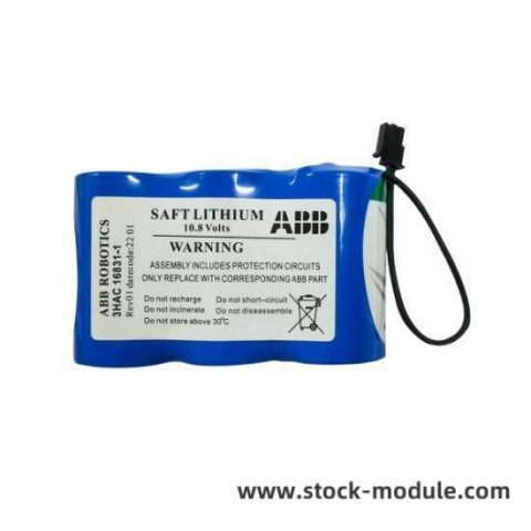 ABB 3HAC16831-1 10.8V, 3HAC13150-1 Battery Pack, High-Efficiency Power Source for Industrial Control Systems