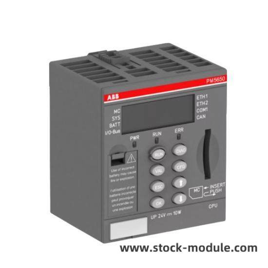abb_pm5650-2eth_1sap141000r0278_processor_module_1.jpg ABB PM5650-2ETH | 1SAP141000R0278 | Processor Module