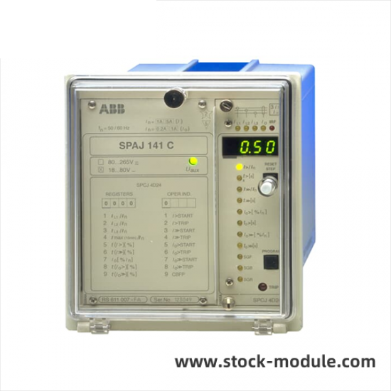 abb_spaj_141c_rs611007-aa_earth-fault_relay.png ABB SPAJ 141C RS611007-AA Earth Fault Relay - Advanced Protection Solution for Industrial Applications